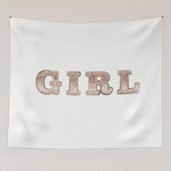 Item preview, Girl - rose gold glitter designed and sold by RoseAesthetic.