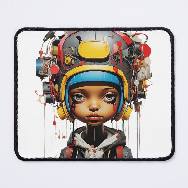 Item preview, Futuristic Vision: Child of a High-Tech World designed and sold by ArtComixHaven.