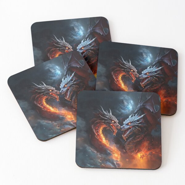 Item preview, Two dragons fighting designed and sold by MarvinLiba.