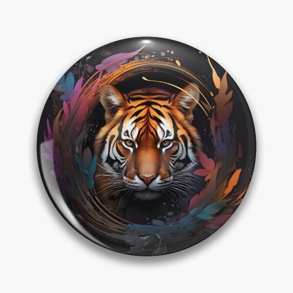 Item preview, Tiger Face Abstract Art designed and sold by PeteRascal.