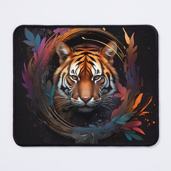 Item preview, Tiger Face Abstract Art designed and sold by PeteRascal.