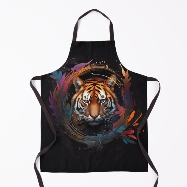 Item preview, Tiger Face Abstract Art designed and sold by PeteRascal.