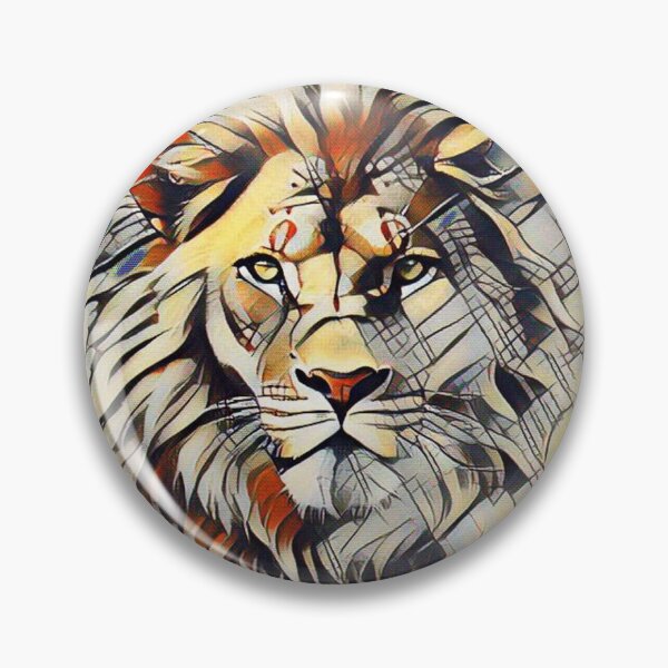 Item preview, Lion Head Abstract Art Print designed and sold by TGAL2.