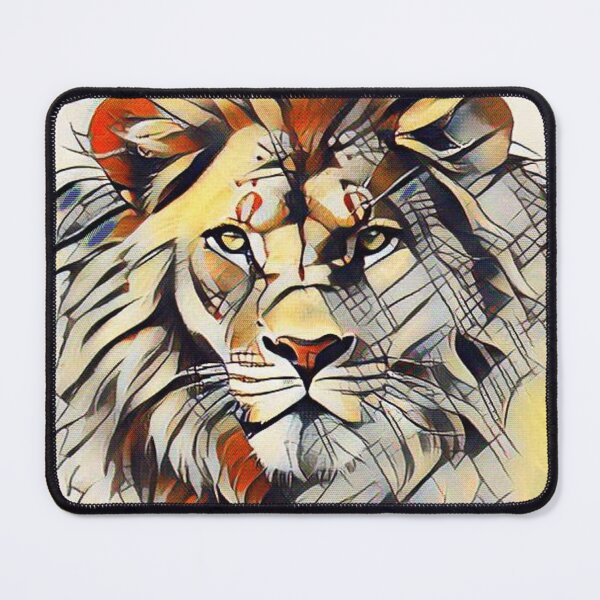Item preview, Lion Head Abstract Art Print designed and sold by TGAL2.