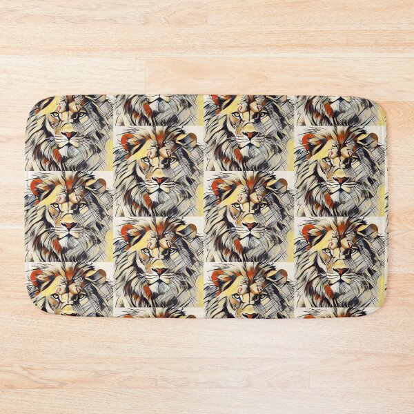 Item preview, Lion Head Abstract Art Print designed and sold by TGAL2.