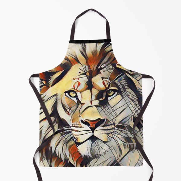 Item preview, Lion Head Abstract Art Print designed and sold by TGAL2.