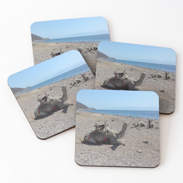 Item preview, Camels on the sand of the Red Sea designed and sold by Osama-Hamdi.
