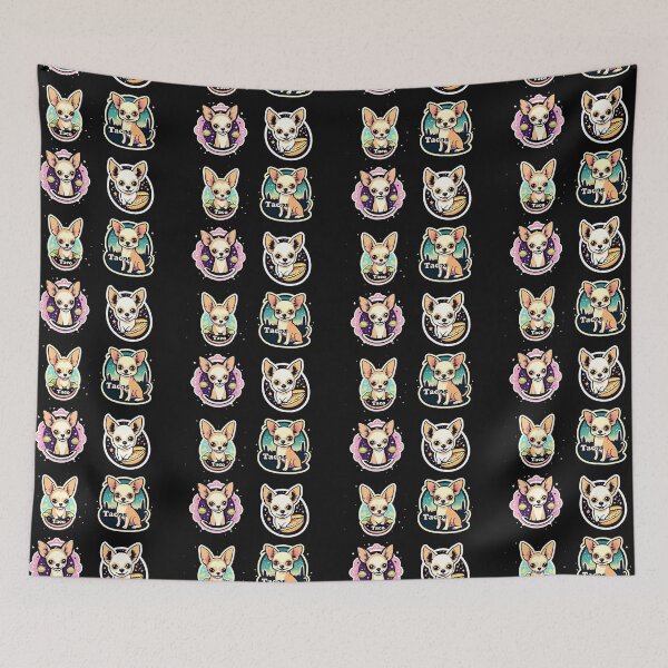 Item preview, Cute Quiero Taco Bell Chihuahua Puppy #tacobell Stickers Set of 4 #puppy designed and sold by Earth Nature Creations.