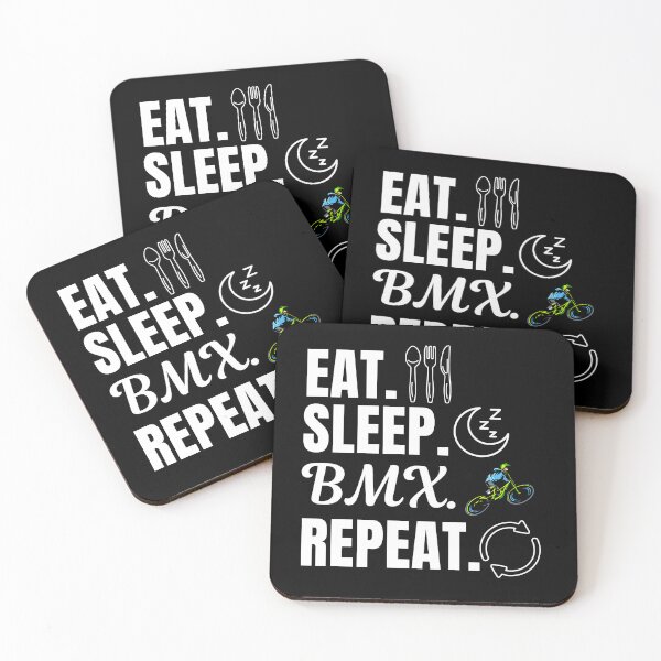 Item preview, Eat, sleep, BMX, repeat. Mini bicycle motocross riders or lovers designed and sold by NBSStore.