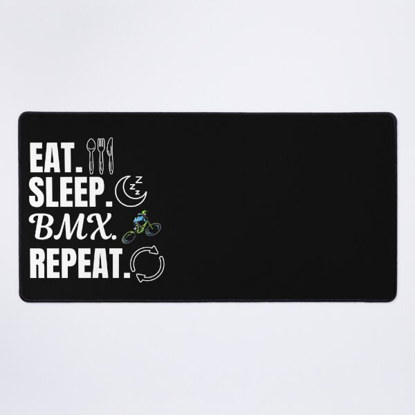 Item preview, Eat, sleep, BMX, repeat. Mini bicycle motocross riders or lovers designed and sold by NBSStore.