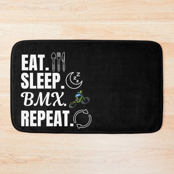 Item preview, Eat, sleep, BMX, repeat. Mini bicycle motocross riders or lovers designed and sold by NBSStore.