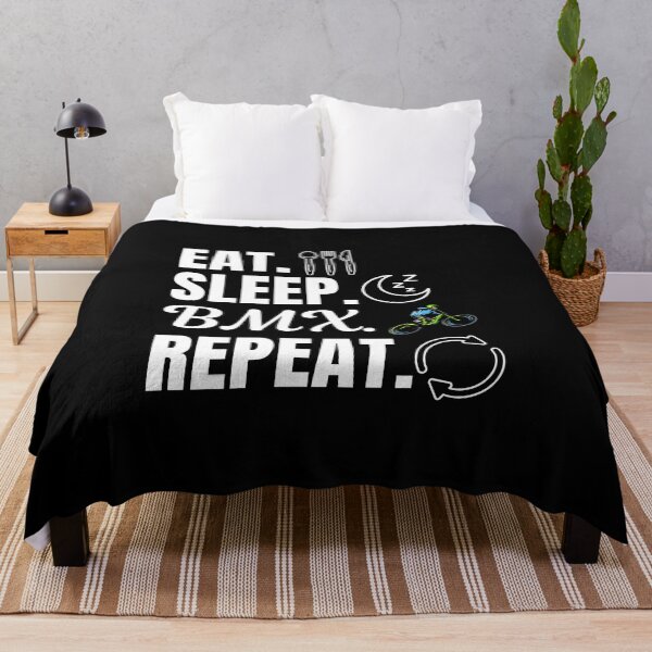 Item preview, Eat, sleep, BMX, repeat. Mini bicycle motocross riders or lovers designed and sold by NBSStore.