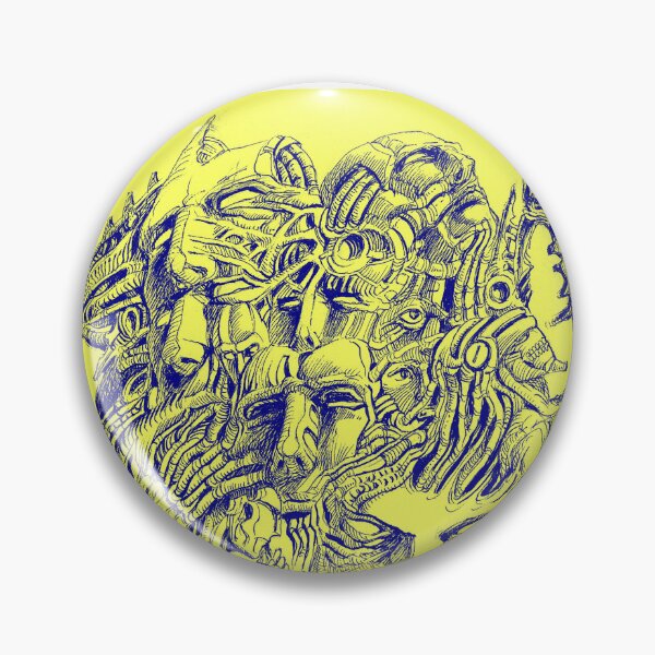 Item preview, Biomechanic blue face  designed and sold by Paintbase.