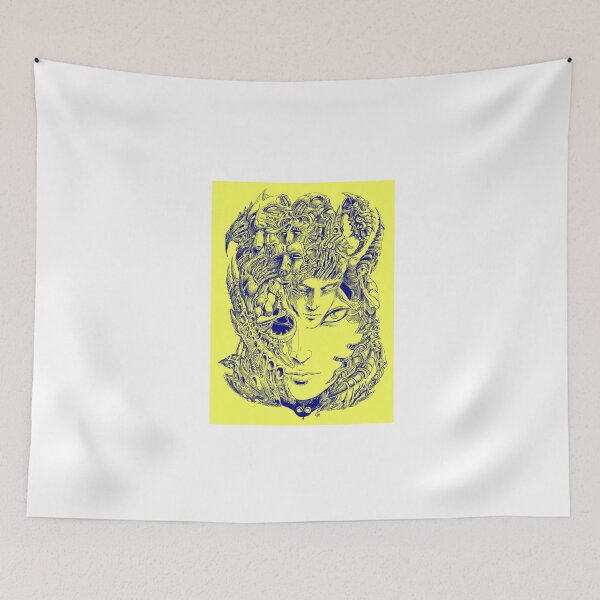 Item preview, Biomechanic blue face  designed and sold by Paintbase.