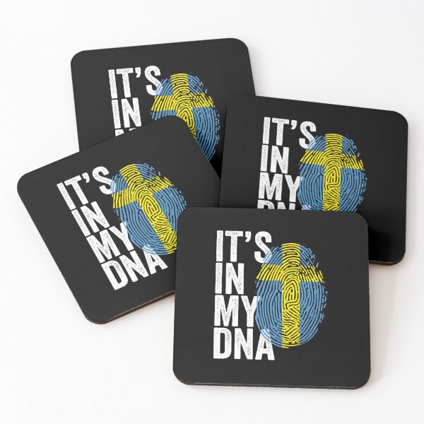 Item preview, It's in my DNA Sweden Flag designed and sold by Crea-mood.