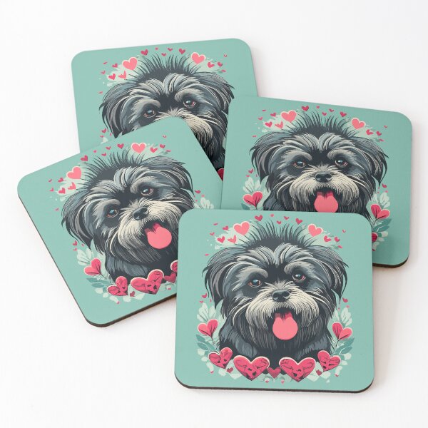 Item preview, Affenpinscher Love on Valentine's Day designed and sold by VoyteksDesigns.