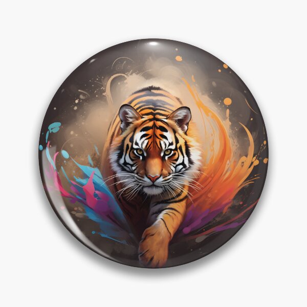 Item preview, Tiger Face Abstract Art designed and sold by PeteRascal.