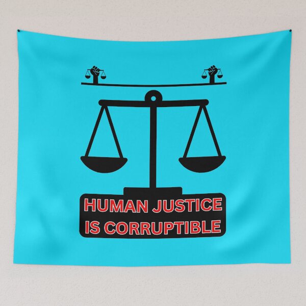 Aperçu de l'œuvre Justice humaine créée et vendue par Clothes and Stickers .