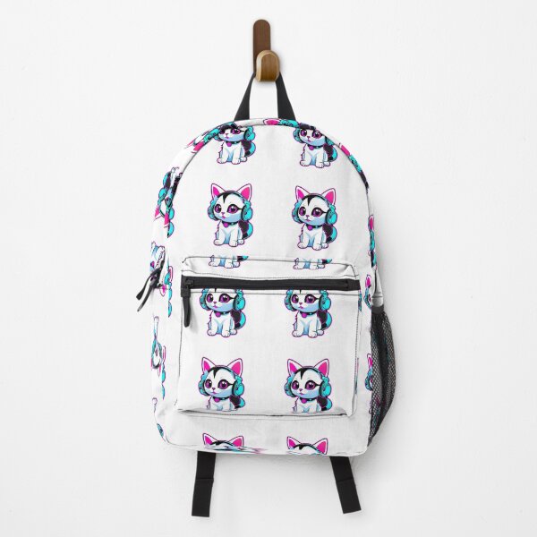 Item preview, Kitten with neon headphones  designed and sold by Inspirationmotivation.