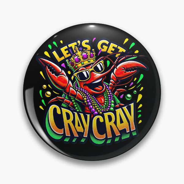 Item preview, Crawfish King: Mardi Gras Dabbing Tee designed and sold by MAPDDesigns.