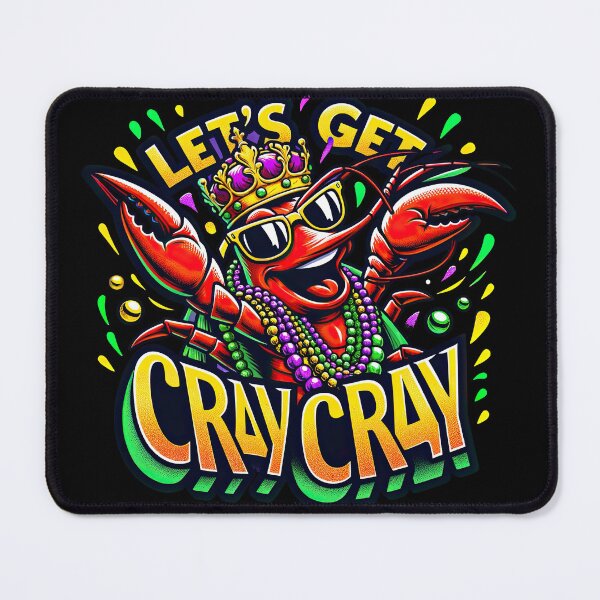 Item preview, Crawfish King: Mardi Gras Dabbing Tee designed and sold by MAPDDesigns.
