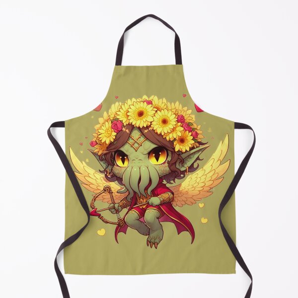 Item preview, chibi cthulhu cupid yellow sunflower designed and sold by JoeDusosky.