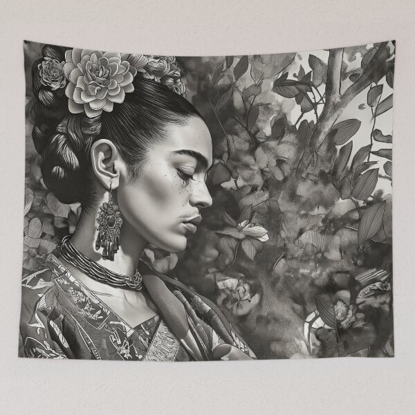 Item preview, Frida Kahlo Oriental theme designed and sold by AIbrushedHamlet.