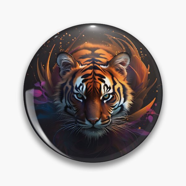 Item preview, Tiger Face Abstract Art designed and sold by PeteRascal.