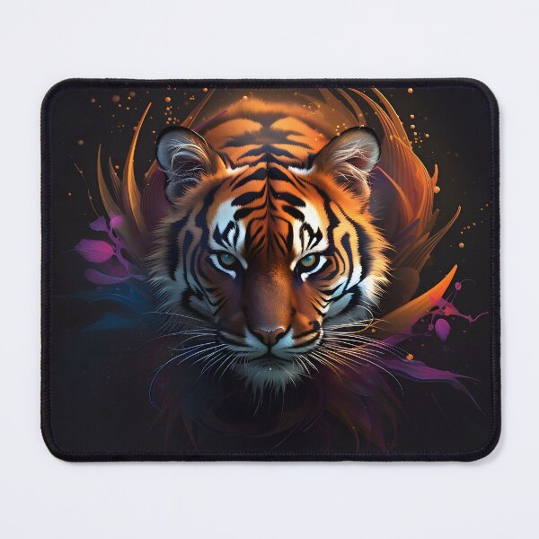 Item preview, Tiger Face Abstract Art designed and sold by PeteRascal.