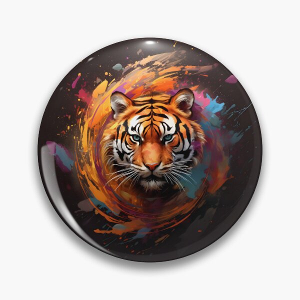 Item preview, Tiger Face Abstract Art designed and sold by PeteRascal.
