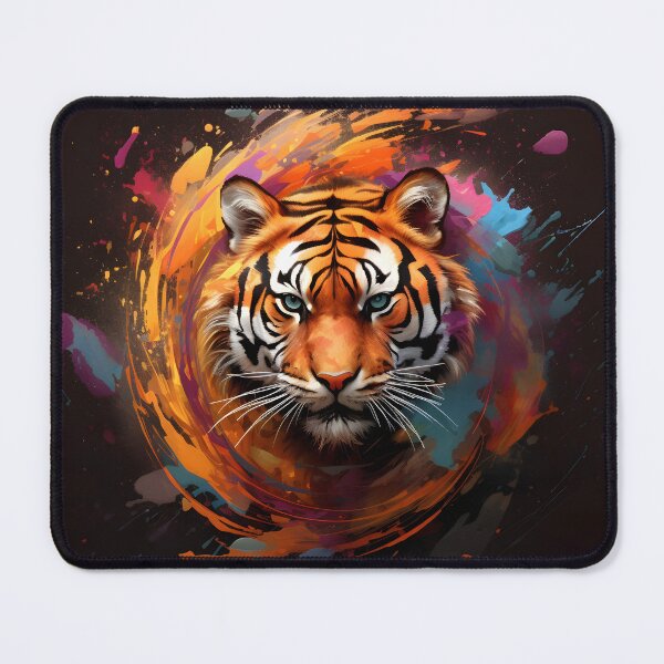 Item preview, Tiger Face Abstract Art designed and sold by PeteRascal.