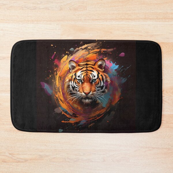 Item preview, Tiger Face Abstract Art designed and sold by PeteRascal.