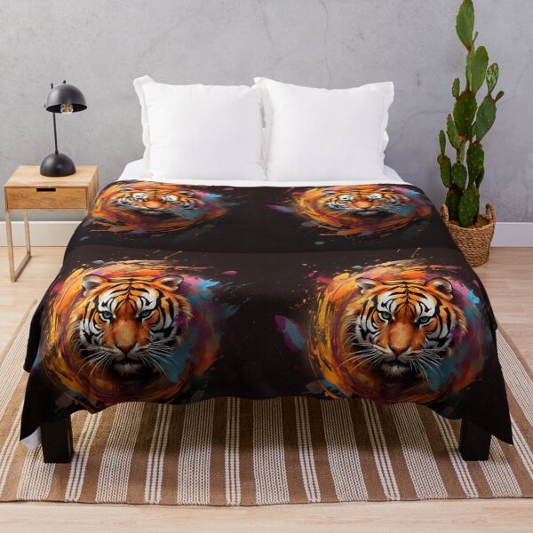 Item preview, Tiger Face Abstract Art designed and sold by PeteRascal.