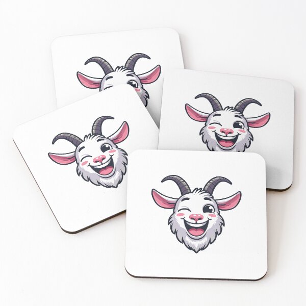 Item preview, Blissful Bleat: The Beaming Goat's Wink of Joy designed and sold by Colorful Dreams.