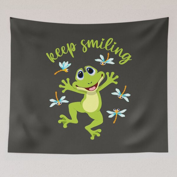 Item preview, Happy smiling frog designed and sold by D-Illustration.