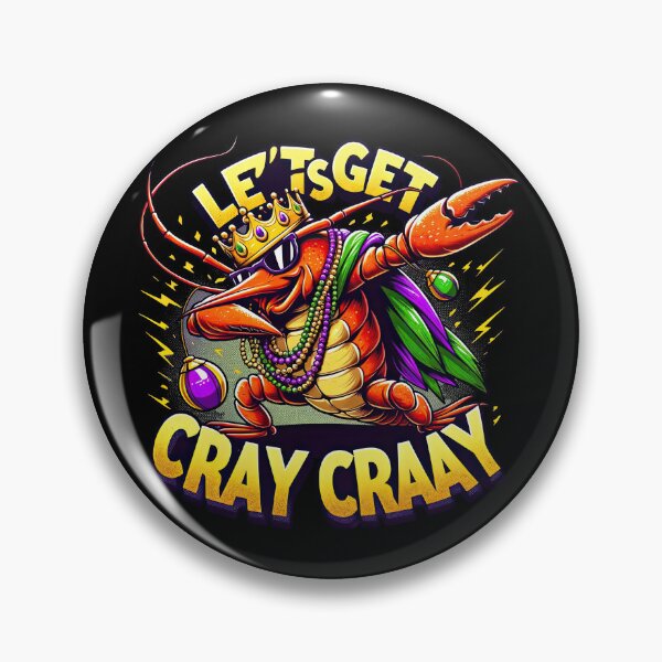 Item preview, Crawfish King: Mardi Gras Dabbing Tee designed and sold by MAPDDesigns.