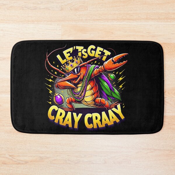 Item preview, Crawfish King: Mardi Gras Dabbing Tee designed and sold by MAPDDesigns.