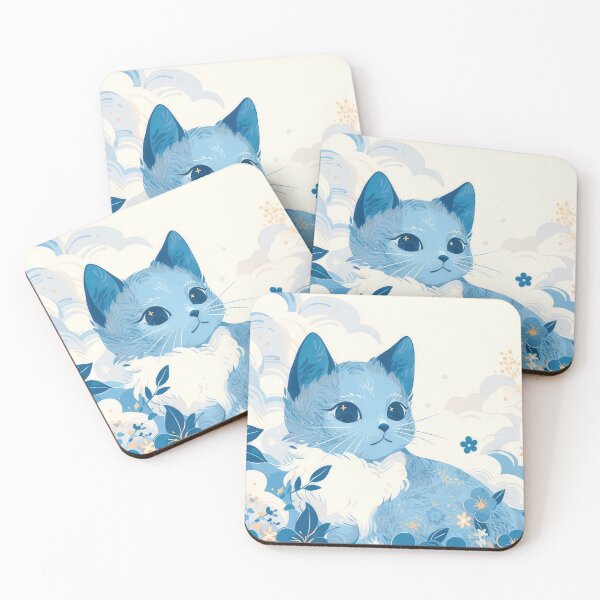 Item preview, cat and flowers designed and sold by momosstyle.