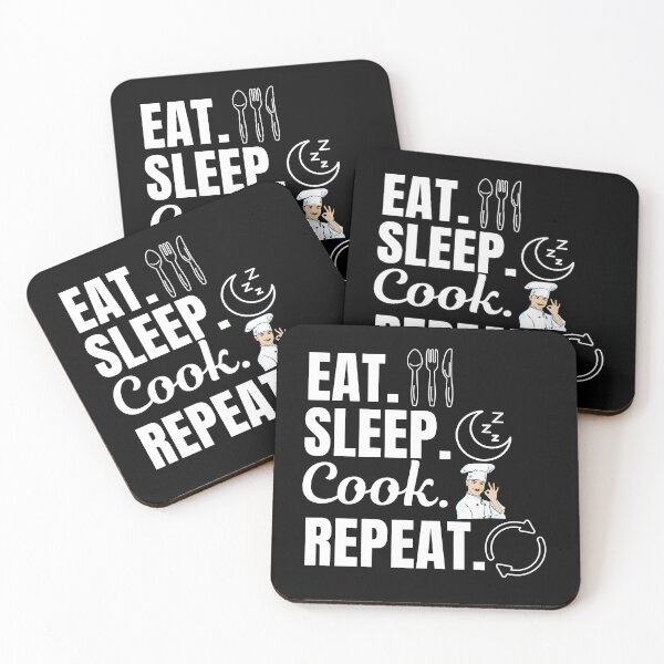 Item preview, Eat, sleep, cook, repeat. Cooking hobby lovers designed and sold by NBSStore.