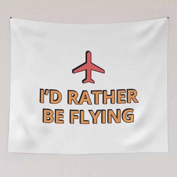 Item preview, Id Rather Be At A Flying designed and sold by Inspirationmotivation.