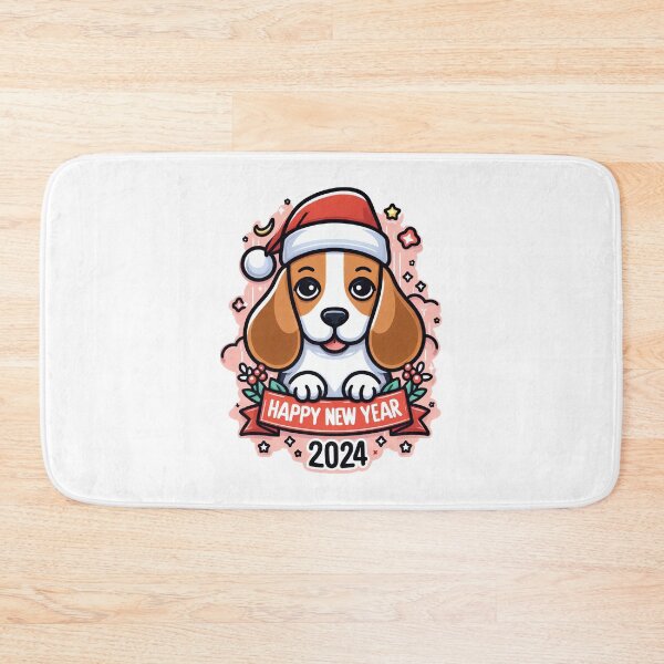 Item preview, Beagle Bliss: Overflowing Joy for the New Year designed and sold by EpicPaws.