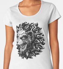 Camiseta premium de cuello ancho León
