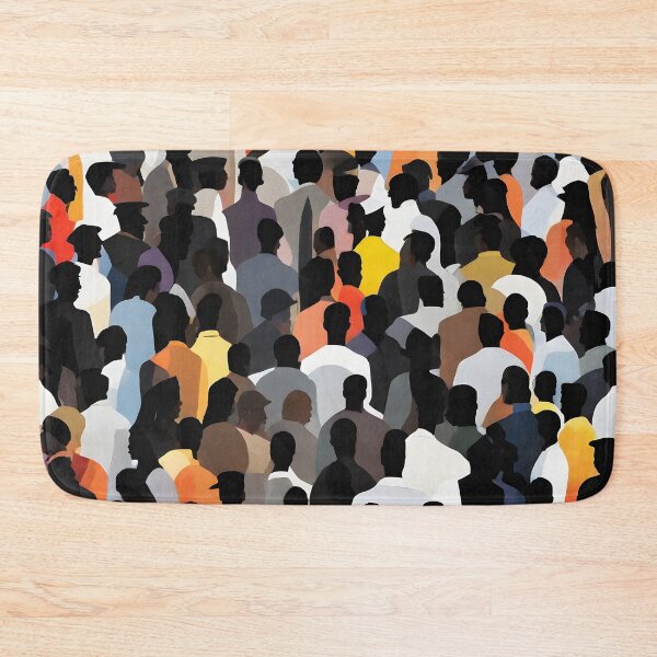 Item preview, Crowd People Silhouette designed and sold by the-cc.
