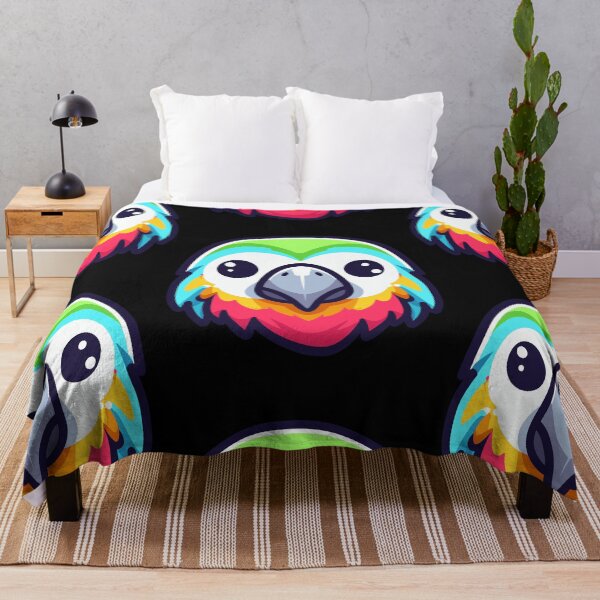 Item preview, Cute Vectoral Parrot Face designed and sold by ArtfulWeave.