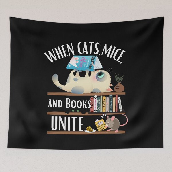 Item preview, Tails of Triumph: When Cats, Mice and Books Unite designed and sold by CasmariaOnlineShop -.