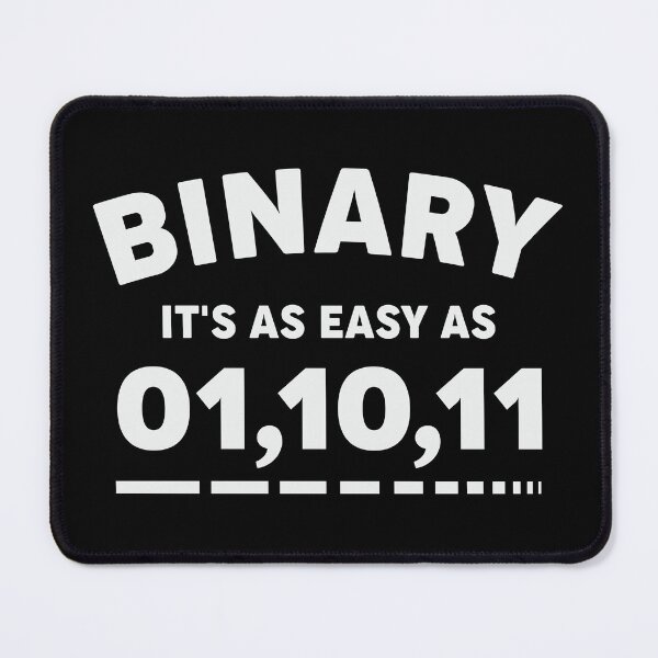 Item preview, Binary It's as Easy as 01,10,11 designed and sold by tmerchtrends.