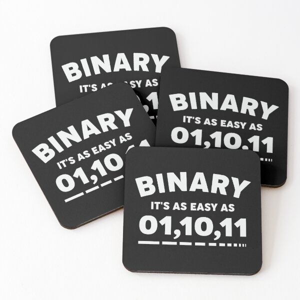 Item preview, Binary It's as Easy as 01,10,11 designed and sold by tmerchtrends.