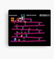 Donkey Kong retro game Canvas Print