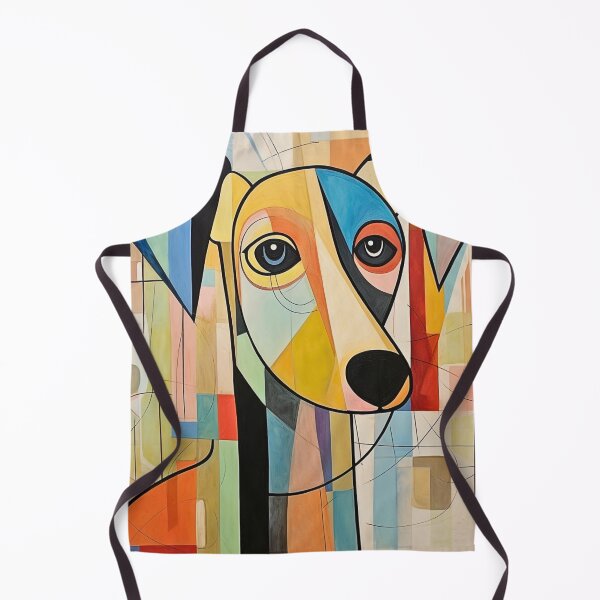 Item preview, Dog Portrait- Colorful and Contemplative Abstract Doggo designed and sold by HausKatz.