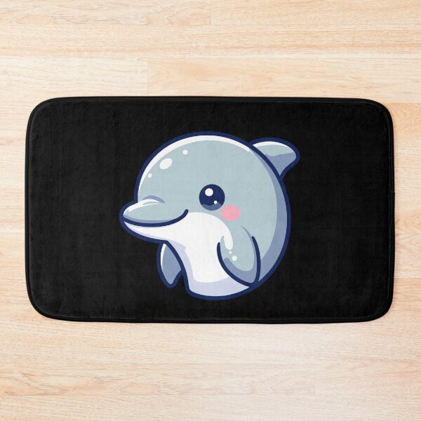 Item preview, Cute Vectoral Dolphin Face designed and sold by ArtfulWeave.